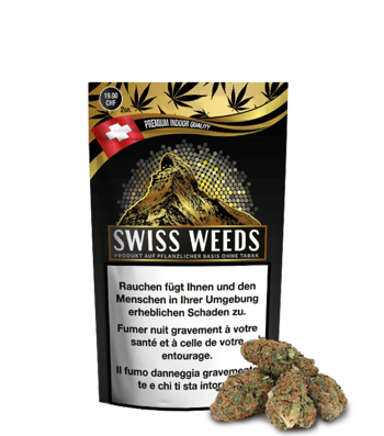 Swiss Weeds Gold CBD Hanfblüten Tabakersatz
